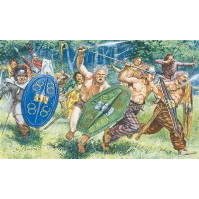 Model Kit figurky 6022 - GAULS WARRIORS (I-II CENTURY B.C.) (1:72)
