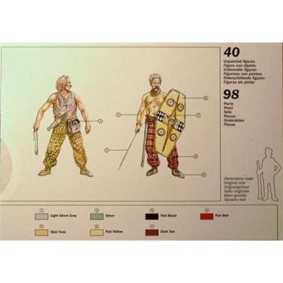Model Kit figurky 6022 - GAULS WARRIORS (I-II CENTURY B.C.) (1:72)