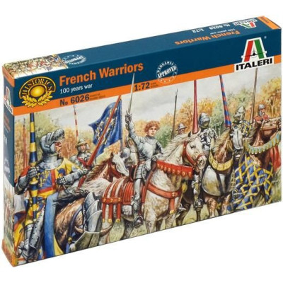 Model Kit figurky 6026 - FRENCH WARRIORS (100 YEARS WAR) (1:72)