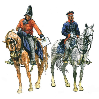 Model Kit figurky 6065 - BRITISH & PRUSSIAN GENERAL STAFF (NAP.WARS) (1:72)