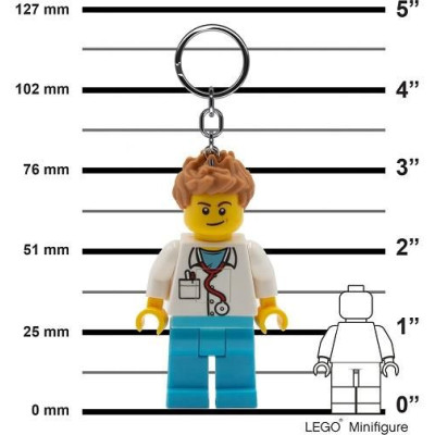 LEGO svítící klíčenka - Iconic Doktor