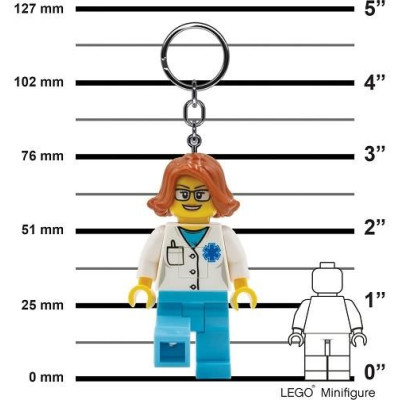 LEGO svítící klíčenka - Iconic Doktorka