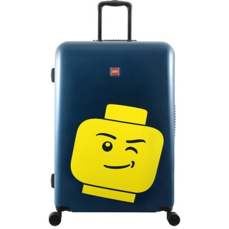 LEGO Luggage Cestovní kufr Minifigure Head 28" - námořnická modř