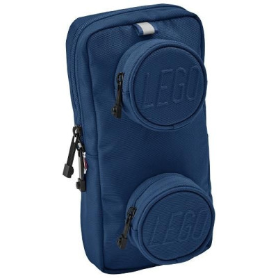 LEGO batůžek přes rameno Signature Brick 1x2 - modrý