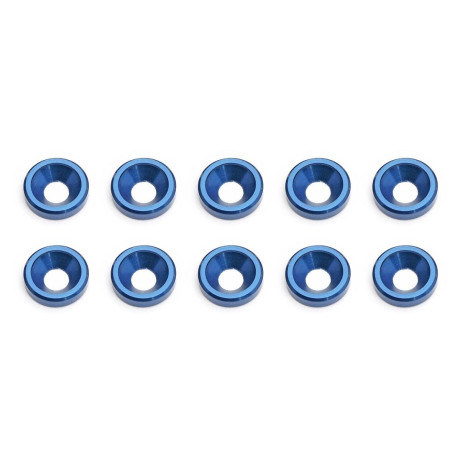 Modré hliníkové podložky