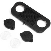 Pótalkatrész Losi Hammer Rey RC autómodellhez - hűtő, lámpatartó, lámpa lencse