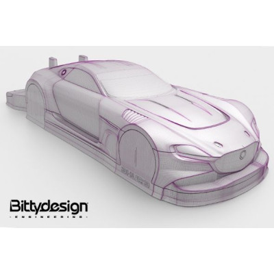 Karoserie čirá Bittydesign AHURA GT - (190 mm)