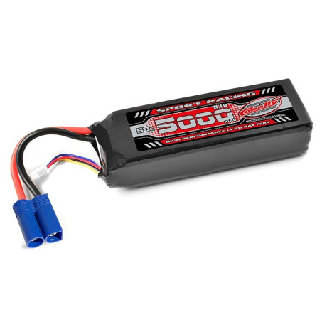 Sport Racing 50C - 5000mAh - 3S - 11,1V - EC5 - Semi-Soft case