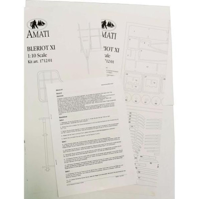AMATI Bleriot XI 1909 1:10 kit