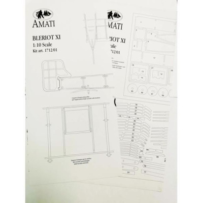 AMATI Bleriot XI 1909 1:10 kit