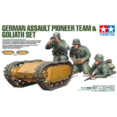 Tamiya German Assault Pioneer Team & Goliath Set 1/35