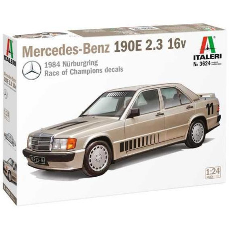 Model Kit auto 3624 - Mercedes Benz 190E (1:24)