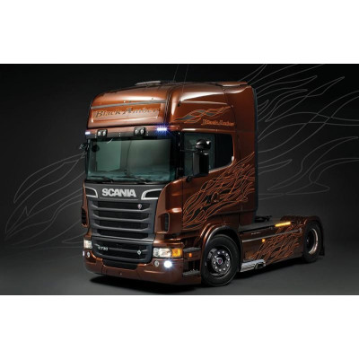 Model Kit truck 3897 - SCANIA R BLACK AMBER (1:24)