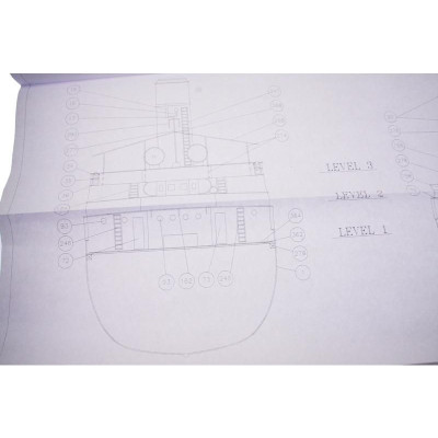CALDERCRAFT Resolve zaoceánský parník 1:48 kit
