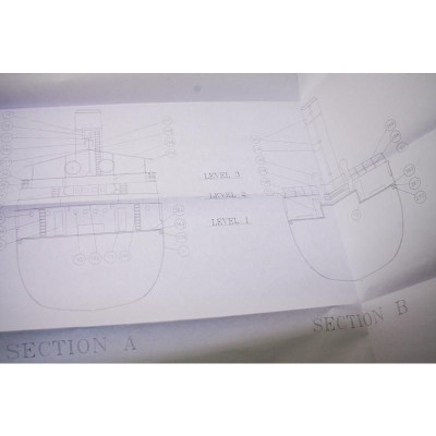 CALDERCRAFT Resolve zaoceánský parník 1:48 kit