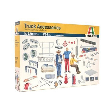 Model Kit doplňky 0720 - TRUCK ACCESSORIES (1:24)
