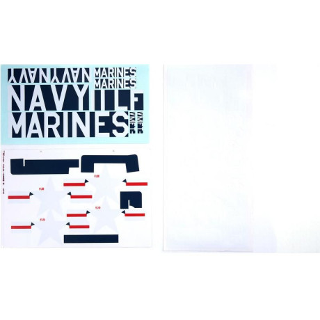 E-flite samolepky: F4U-4 1.2m