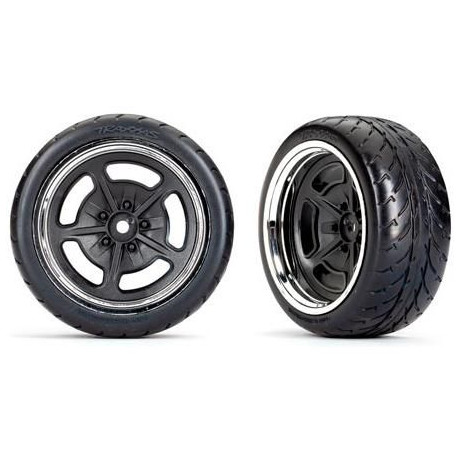 Traxxas kolo 1.9", disk chomovaný, pneu Reponse (zadní) (2)