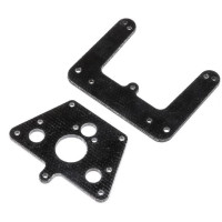 Tartalék alkatrész Losi Mini JRX2 RC autó modellekhez: lengéscsillapító torony elöl és hátul