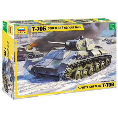 Model Kit tank 3631 - Soviet tank T-70 (1:35)