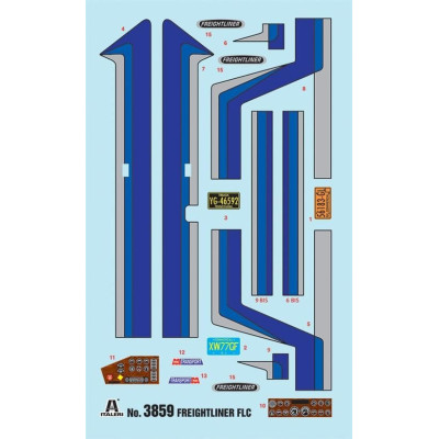Model Kit truck 3859 - Freightliner FLC (1:24)