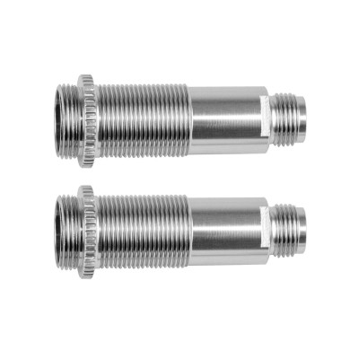 Hliníkové tělo olejových tlumičů, 10x32mm, stříbrné, 2 ks.