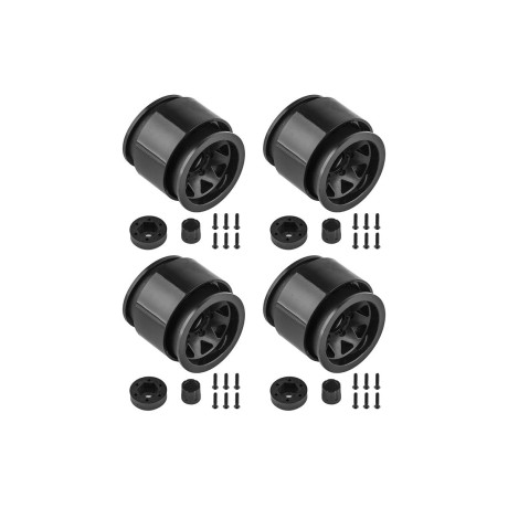 Enduro plastovéTrigon Beadlock disky, 1.55, černé, 4 ks.