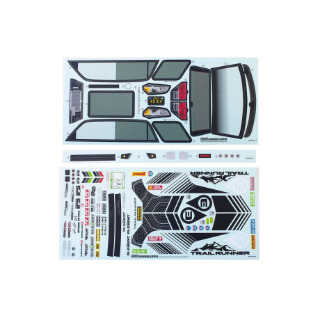 Trailrunner nálepky, 1 ks.