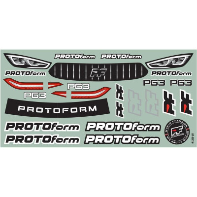 PROTOform karosérie 1:10 P63 Pro-Lite (On-road šířka 190mm)