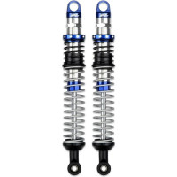 Pro-Line Pro-Spec Scaler 105-110mm-es lengéscsillapító, 1:10-es lánctalpas/expedíciós RC autó modellekhez alkalmas. Alumínium test, állítható rugó előfeszítő anya, X-gyűrűk. Dupla rugók a szélesebb tartományban való működéshez. Lengéscsillapító összeszerelve, olajat kell hozzáadni a lengéscsillapítókhoz. 