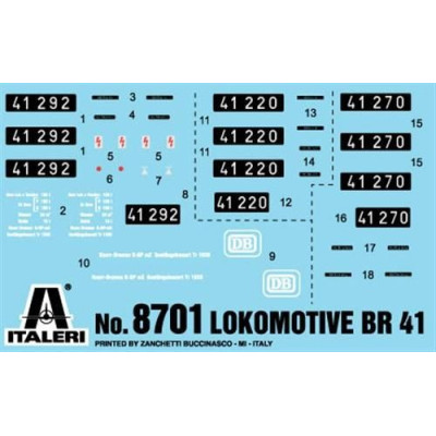 Model Kit lokomotiva 8701 - Lokomotive BR41 (1:87 / HO)