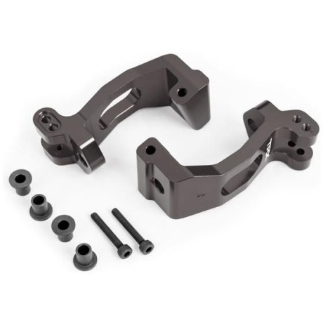 Traxxas závěs těhlice hliníkový titanově eloxovaný (levý a pravý)