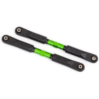 Könnyű és tartós alumíniumból készült tuning alkatrész a nagy tartósság érdekében. Traxxas 117mm-es alumínium 117mm-es zöld eloxált összekötő rúd (2 db)
