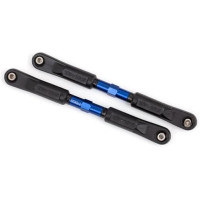 Könnyű és tartós alumíniumból készült tuning alkatrész a nagy tartósság érdekében. Traxxas 117mm alumínium 117mm-es kék eloxált 117mm-es kék eloxált összekötő rúd (2 db)