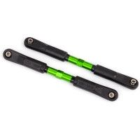 Könnyű és tartós alumíniumból készült tuning alkatrész a nagy tartósság érdekében. Traxxas 120mm-es alumínium 120mm-es zöld eloxált összekötő rúd (2 db)