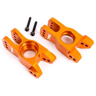 Traxxas těhlice zadní hliníková oranžově eloxovaná (levá a pravá)