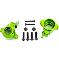 Könnyű és tartós alumíniumból készült tuning alkatrész a nagy tartósság érdekében. Design szín eloxálás - Traxxas alumínium elülső karosszéria zöld eloxálva (bal és jobb oldali)