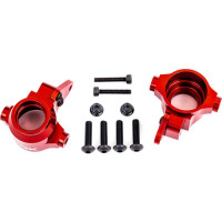 Könnyű és tartós alumíniumból készült tuning alkatrész a nagy tartósság érdekében. Design szín eloxálás - Traxxas alumínium elülső test, piros eloxálva (bal és jobb oldalon).