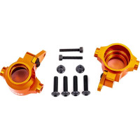 Könnyű és tartós alumíniumból készült tuning alkatrész a nagy tartósság érdekében. Design szín eloxálás - Traxxas alumínium elülső test, narancssárga eloxálva (bal és jobb oldalon).