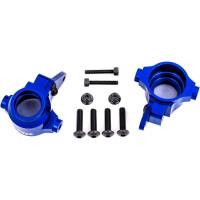 Könnyű és tartós alumíniumból készült tuning alkatrész a nagy tartósság érdekében. Design szín eloxálás - Traxxas alumínium elülső test kék eloxált (bal és jobb oldali)