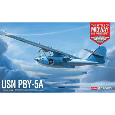 Model Kit letadlo 12573 - USN PBY-5A "Battle of Midway" (1:72)