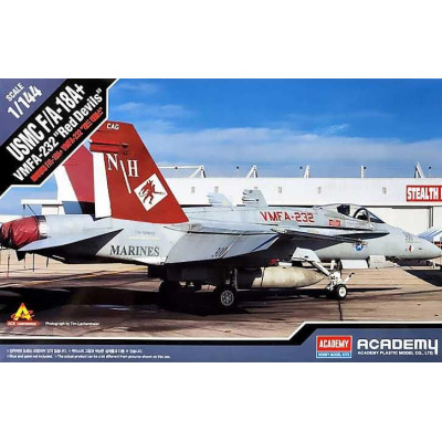 Model Kit letadlo 12627 - USMC F/A-18A+ VMFA-232 "Red Devils" (1:144)