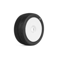 Ragasztott, fehér korong és közepesen kemény kék betét