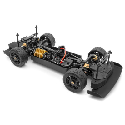 QuantumR Muscle Car FLUX 1/8 4WD - Černo/Červený