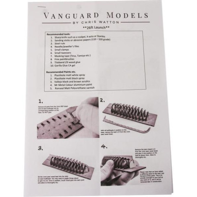 Vanguard Models Launch člun 26" 1:64 kit