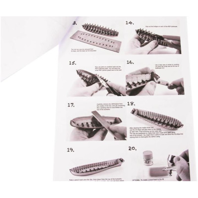 Vanguard Models Barge člun 32" 1:64 kit