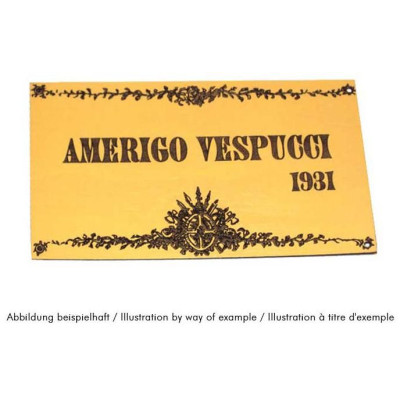 Mantua Model Štítek dřevěný: Royal Caroline