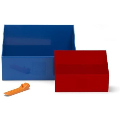 LEGO naběrač na kostičky červená/modrá, set 2ks