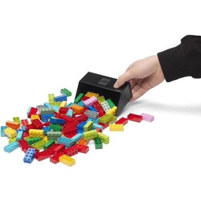 LEGO naběrač na kostičky šedá/černá, set 2ks