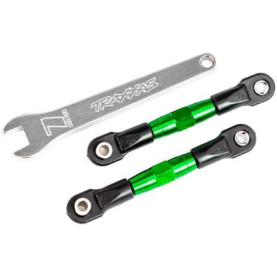 Traxxas ojnička zadní stavitelná hliníková zeleně eloxovaná (2) (pro Drag Slash)